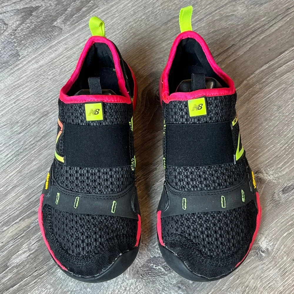 New Balance‎ Minimus Trail 10 Women 5 Black Neon Pink Yellow Vibram WT10SO Shoes